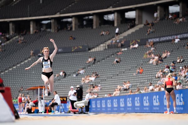 Nathalie Buschung (Eintracht Frankfurt e.V.) waehrend der deutschen Leichtathletik-Meisterschaften im Olympiastadion am 25.06.2022 in Berlin